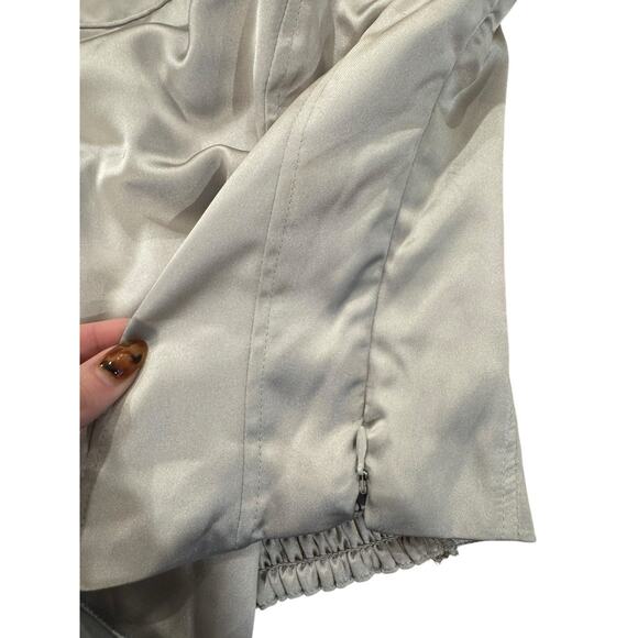 Wild Fable Women's Slim Fit Party Bustier Tube Top Size Small Satin Gray 90s Y2K - Picture 3 of 7